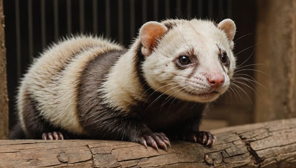 What are the signs that your pet ferret is bored or stressed?